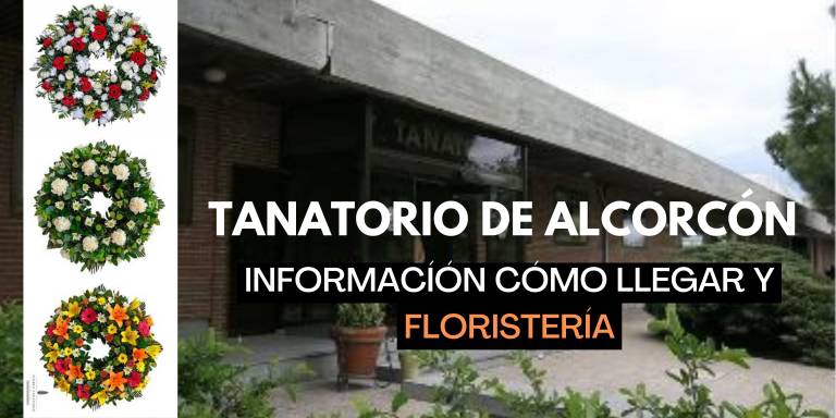 Información de cómo llegar al tanatorio de Alcorcón de Madrid. Autobús, Metro, Tren Cercanías, Coche, Taxi