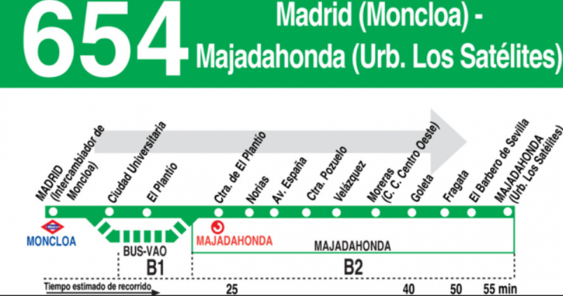 ¿qué autobús tengo que coger desde MADRID (Moncloa)para el NUEVO tanatorio de Majadahonda?